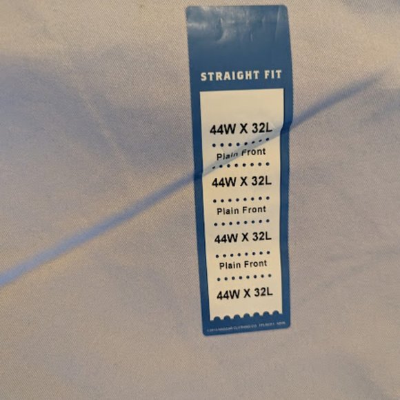 Haggar Men's Original Slacks Straight Fit Comfort Waist Pants Sz 44 x 32 NWT - Picture 4 of 11